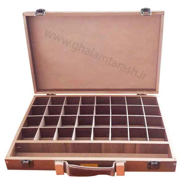 جعبه چوبی گواش 32 خانه (پاسارگاد)