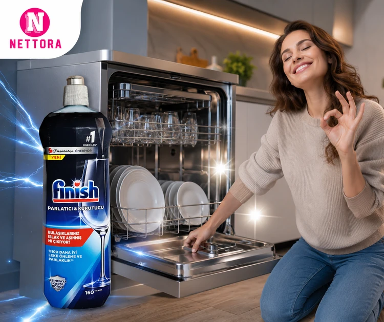 جلادهنده و خشک‌کن ماشین ظرفشویی فینیش (Finish Parlatıcı & Kurutucu)