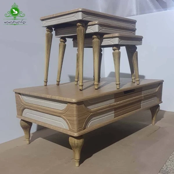 جلو مبلی و عسلی MDF وکیوم مدل دنیز اکتیو