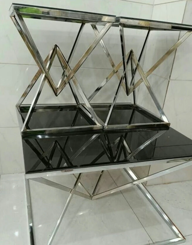 جلومبلی عسلی فلزی‌مدل هرمی
