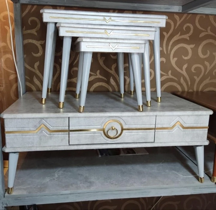 جلومبلی و عسلی چوبی مدل ضربان