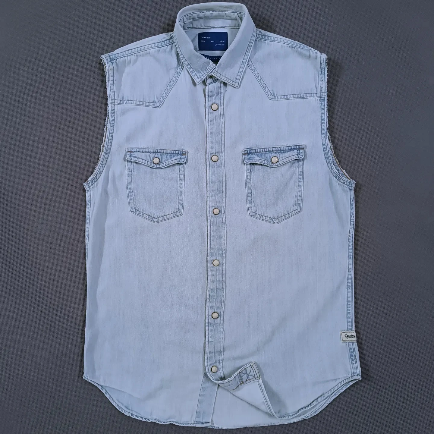 جلیقه جین اورجینال برند معتبر و پرطرفدار ZARA MAN