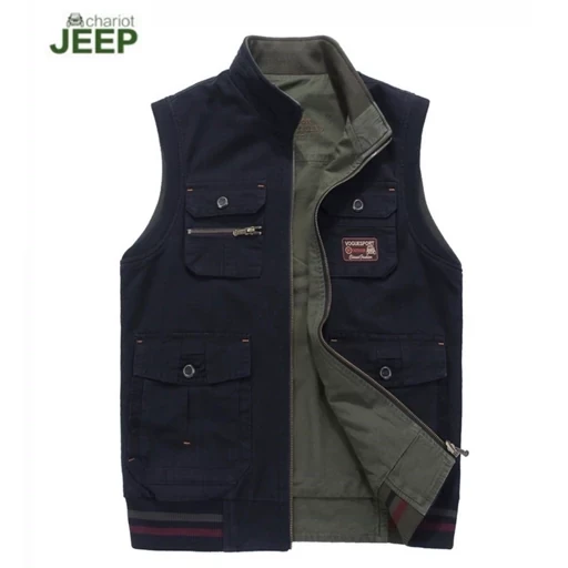 جلیقه کتان سنگشور شده جیپ Jeep
