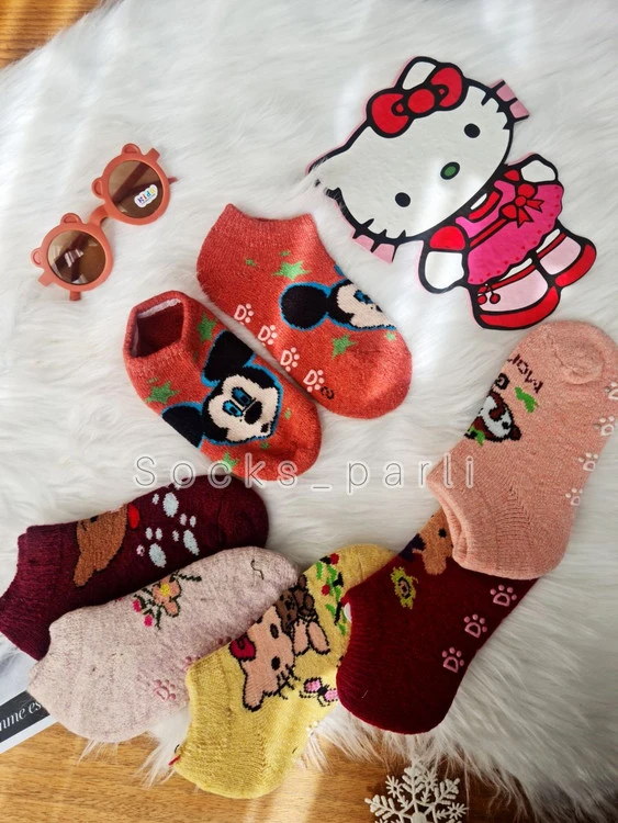 جوراب حوله ای بچگانه ترمزدار