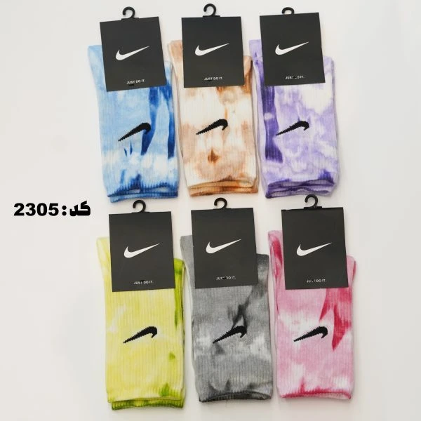 جوراب ساقدار آبرنگی کد 2305
