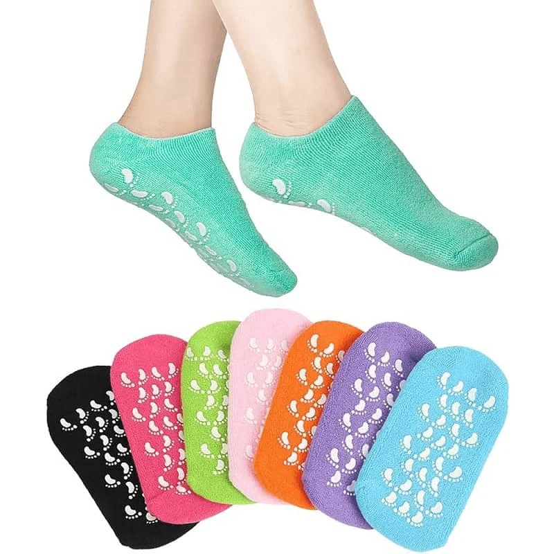 جوراب سیلیکونی ترک پا ( رنگ بندی به صورت رندوم)