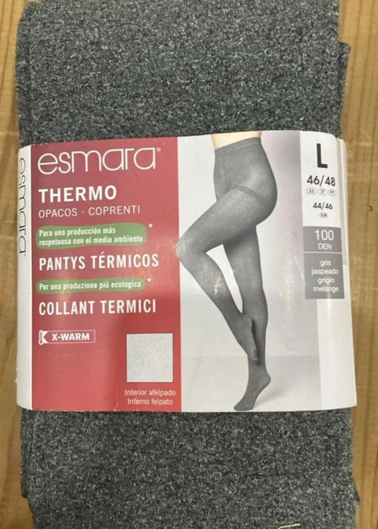 جوراب شلواری طوسی ضخیم کرکی DEN 100 آلمانی esmara