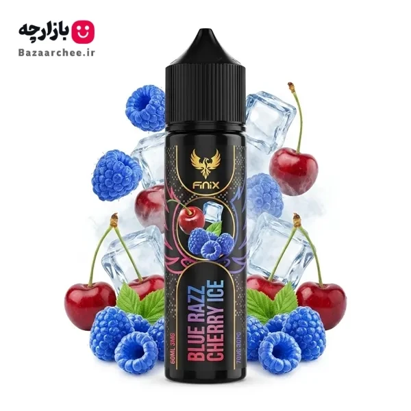 جویس تمشک آلبالو یخ فینیکس | Finix Blue Raspberry Cherry Ice