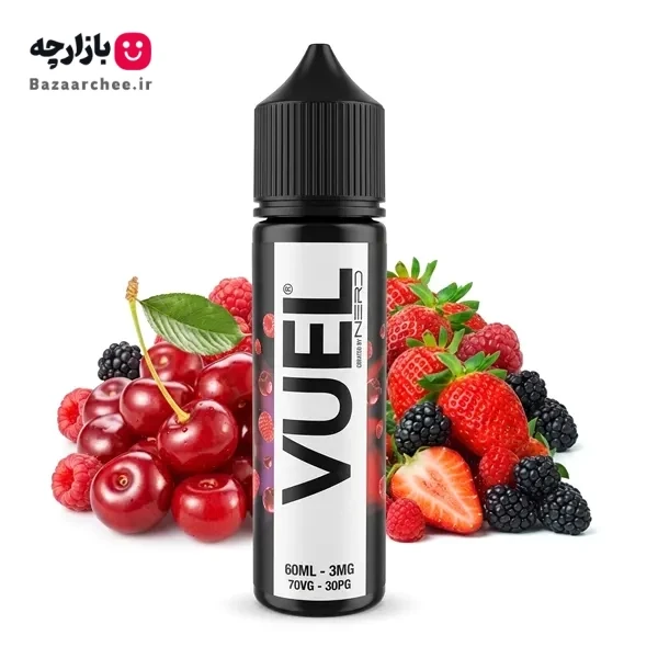 جویس توت فرنگی تمشک آلبالو ویول | VUEL Strawberry Raspberry Cherry ejuice