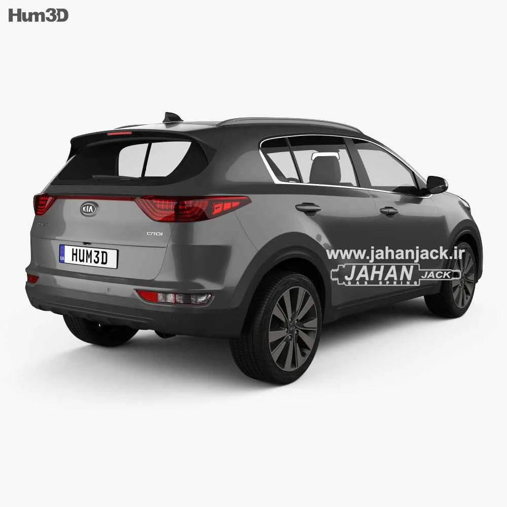 جک گازی درب صندوق کیا اسپورتیج 2017 ( Rear Gas Jack Kia Sportage 2017 )