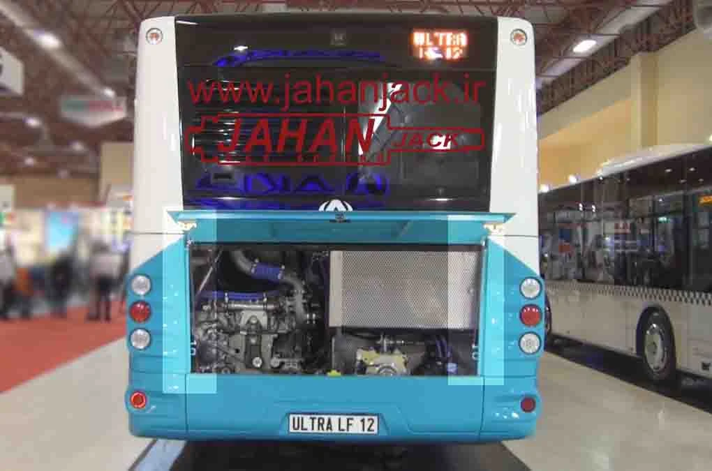 جک گازی درب موتور اتوبوس آکیا (Rear Gas Jack Akiya Bus)