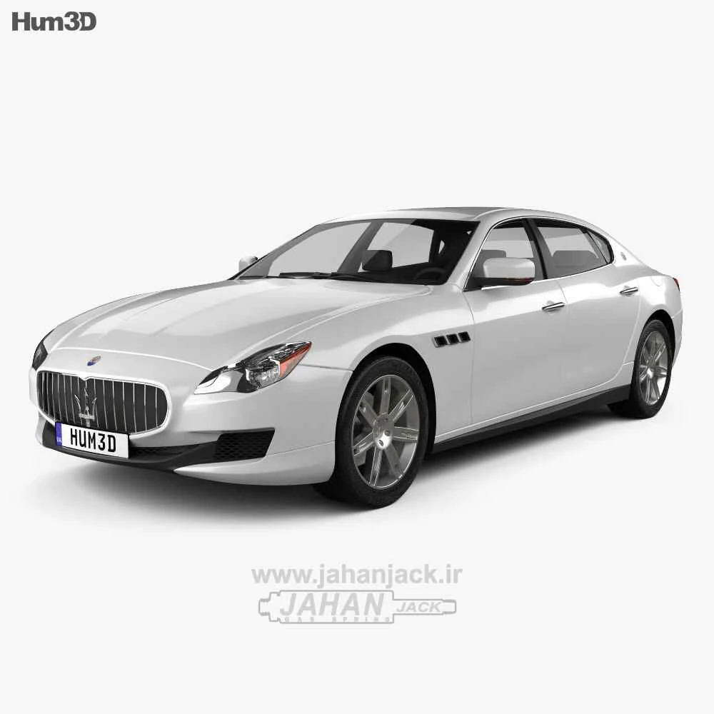جک گازی درب موتور مازراتی 2013 ( Front Gas Jack Maserati )