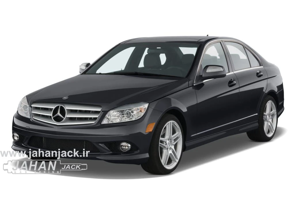 جک گازی درب موتور مرسدس بنز سی 200 2008 ( Front Gas Jack Mercedes-Benz C 200 – 2008 )