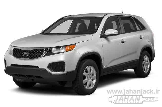 جک گازی درب موتور کیا سورنتو 2012 ( Front Gas Jack Kia Sorento 2012 )