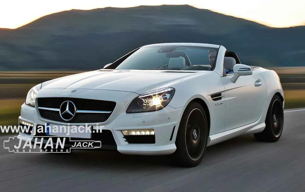 جک گازی کروک مرسدس بنز اس ال کا 2012 ( 2012 Mercedes-Benz SLK gas jack )