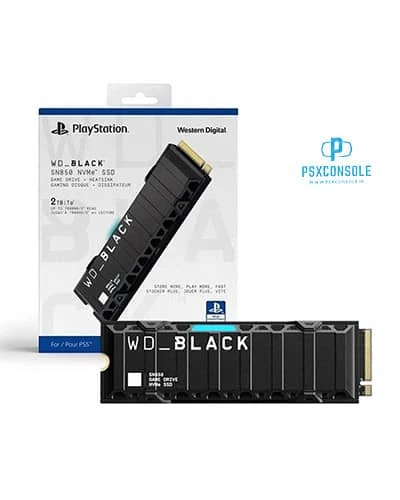حافظه SSD دو ترابایت مدل WD_BLACK SN850 NVMe SSD برای Ps5