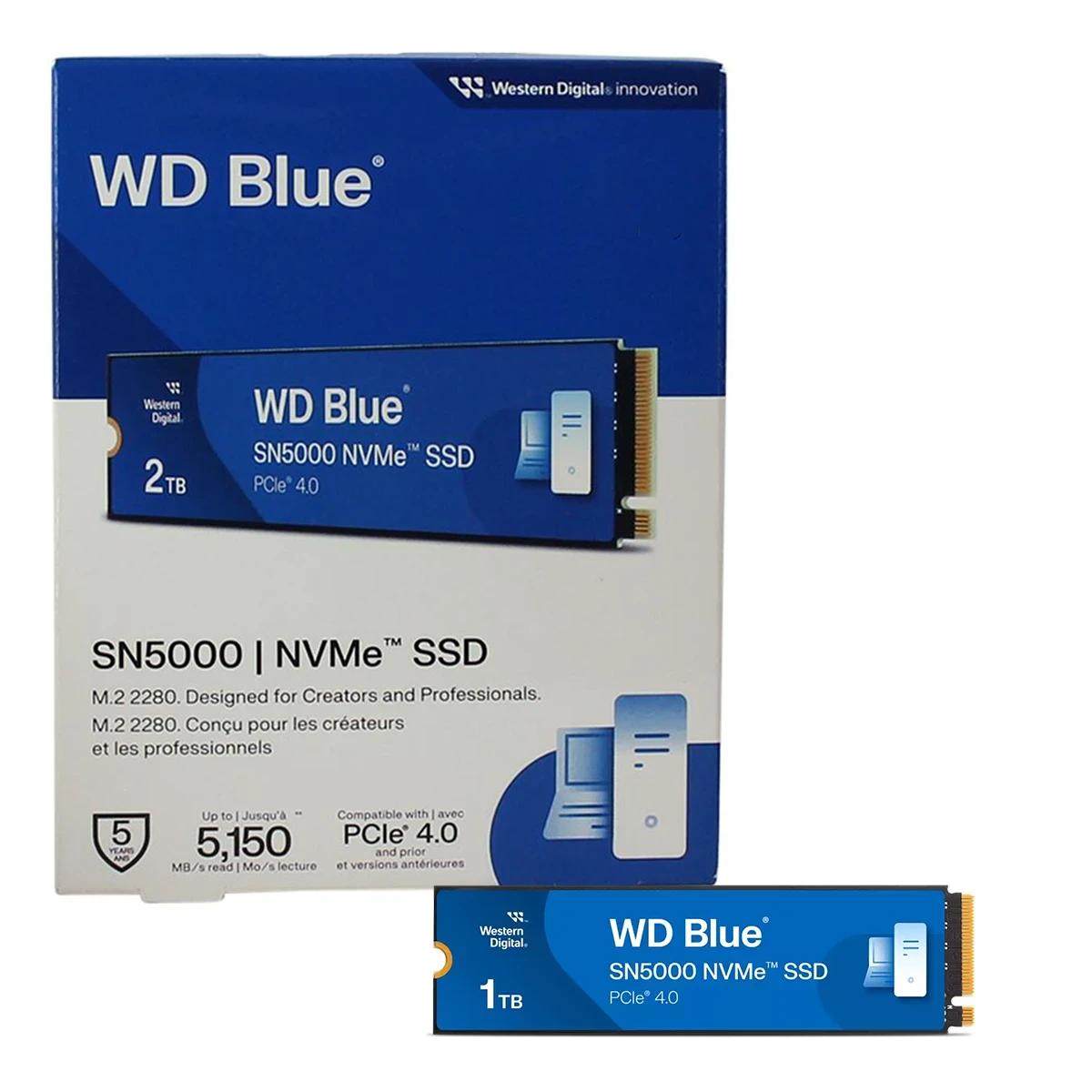 حافظه SSD وسترن 1 ترابایت Western Digital WD Blue SN5000