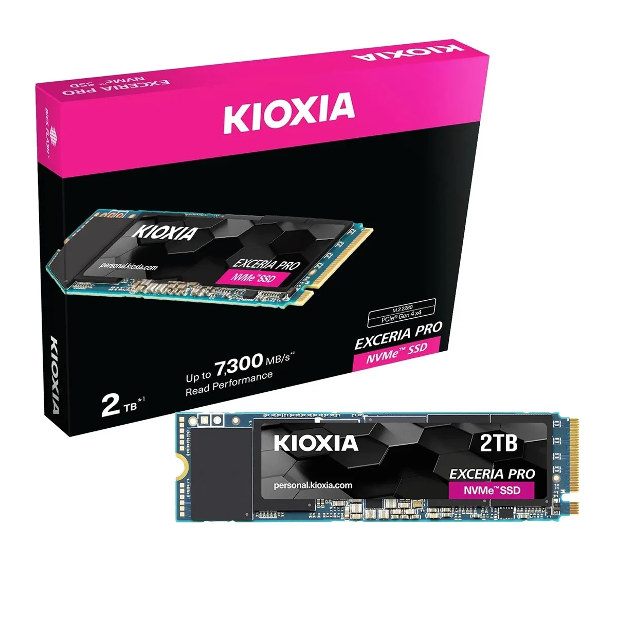 حافظه SSD کیوکسا 2 ترابایت Kioxia EXCERIA PRO M.2 PCI Express 4.0 NVMe