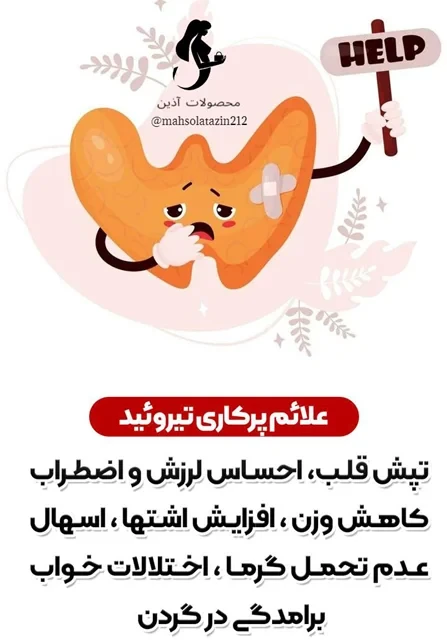 حب درمان کم کاری و پر کاری تیروئید طب سنتی آذین (دو ماهه)