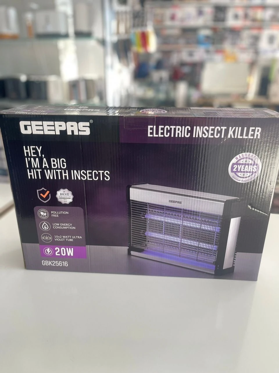 حشره کش برقی جیپاس مدل GBK25616 اصلی