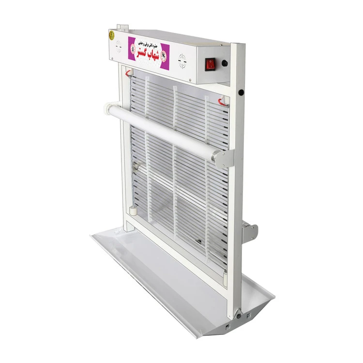 حشره کش برقی و جذبی دو لامپ 20 وات صنعتی شهاب گستر مدل FM220S