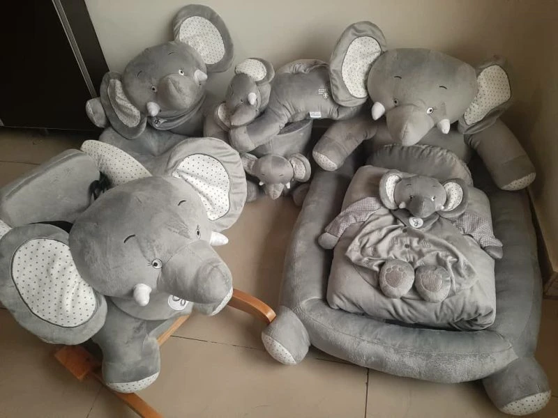 حصیری نمدی طرح فیل گل جامگان Gol jamegan