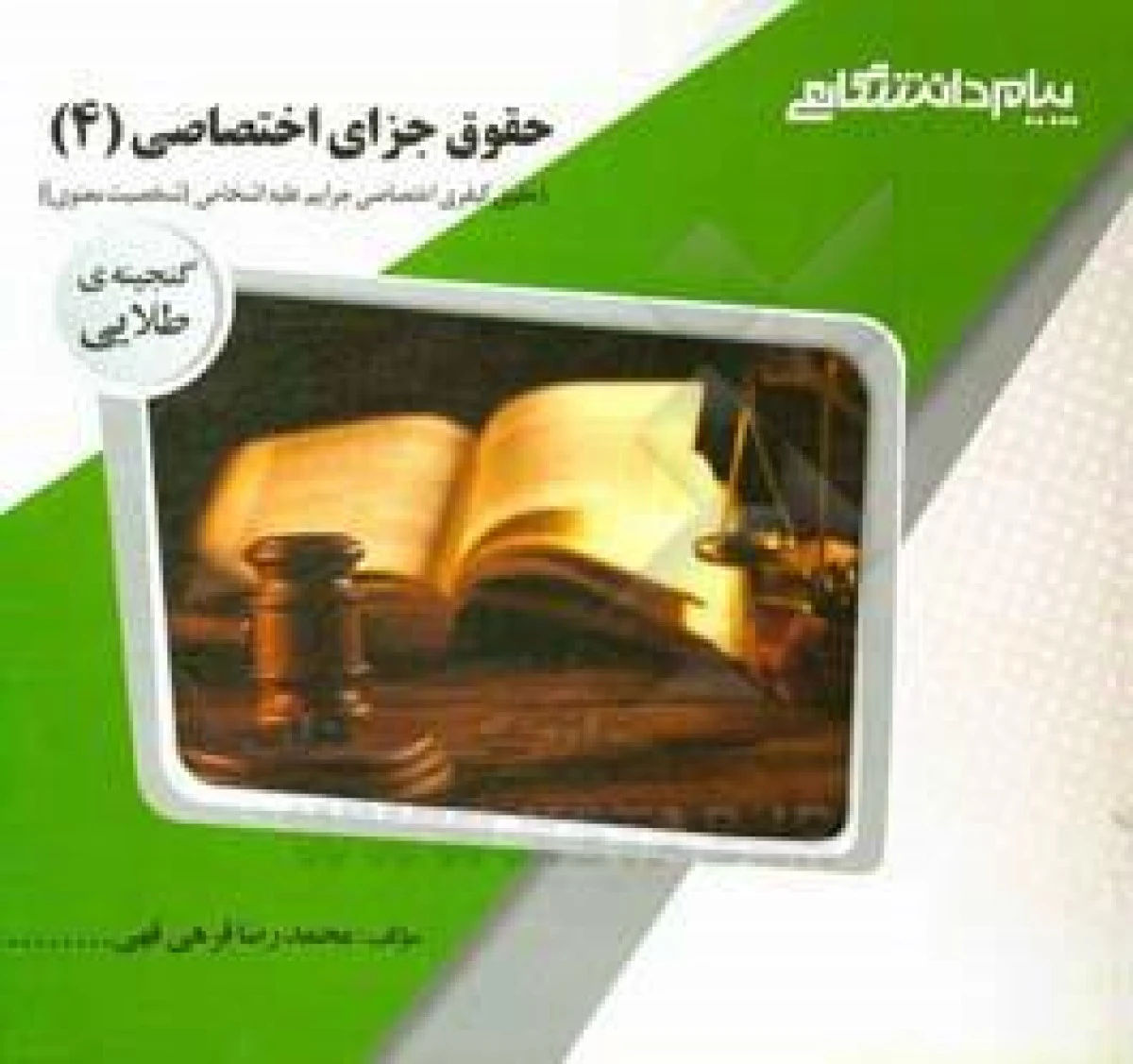 حقوق جزای اختصاصی4(شخصیت معنوی)/پیام دانشگاهی