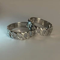 حلقه نقره عروس و داماد طرح قلابدار