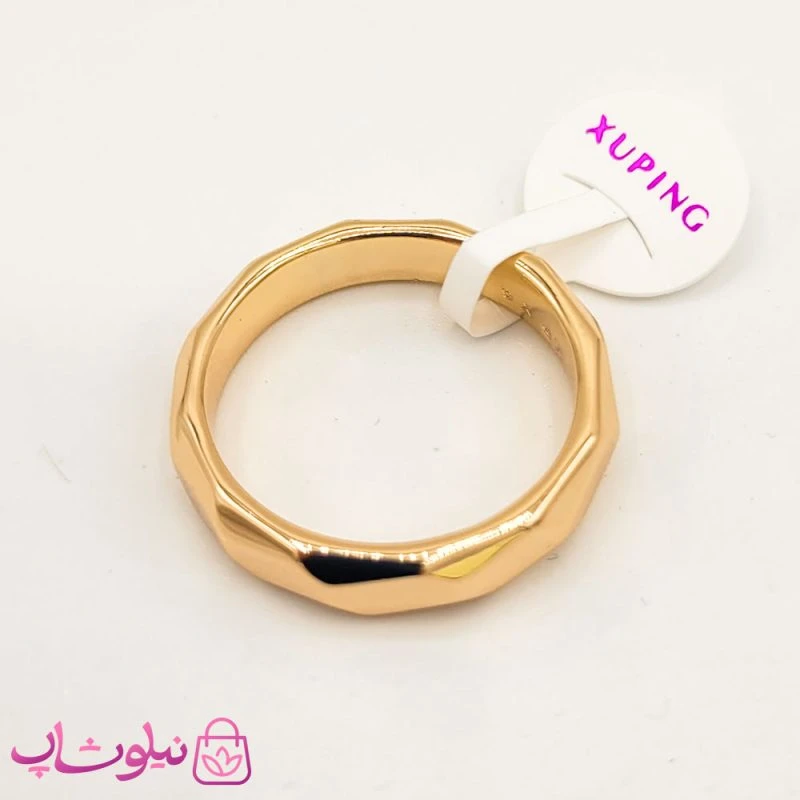 حلقه یا رینگ زنانه ژوپینگ طرح چند ضلعی کد 2311