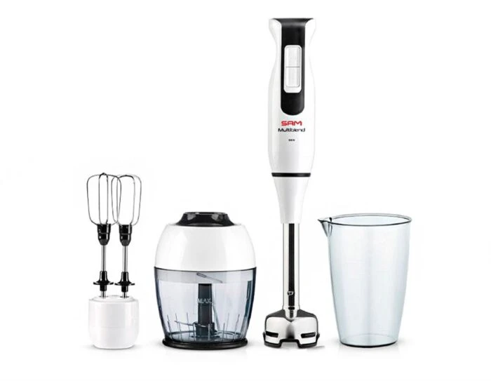 خردکن 3کاره سام مدلGsB-843 گوشت کوب همزن خرط کن