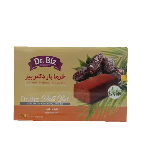 خرما بار انرژی زا دکتر بیز ۳۲ عددی اصل – میان وعده طبیعی و مقوی