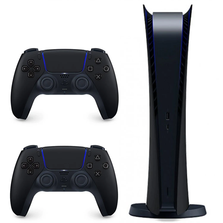 خرید PS5 نسخه دیجیتال + دو عدد دوال سنس - سیاه