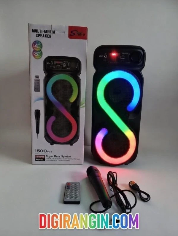 خرید اسپیکر RGB دار مدل ZQS4270M | اسپیکر با میکروفون و ریموت | دیجی رنگین