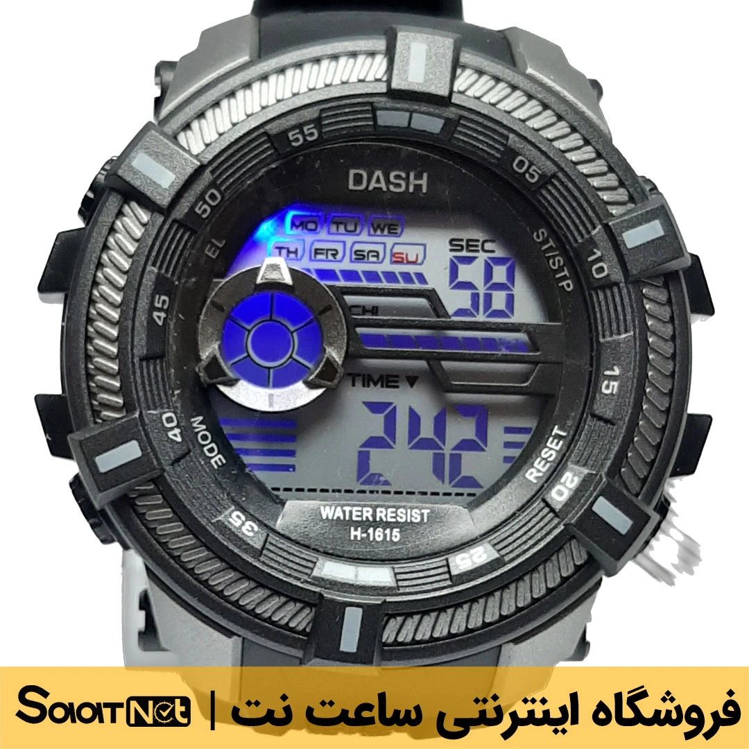 خرید ساعت مچی دیجیتال مردانه جیشاک دو رنگ ۲۰۲۷ – شیک، ضد آب و اسپرت