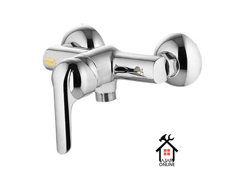 خرید شیر توالت کروم اگنر (کاج) برند درخشان