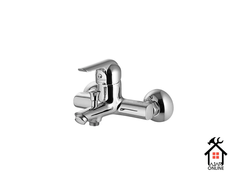 خرید شیر حمام کروم اگنر (کاج) برند درخشان
