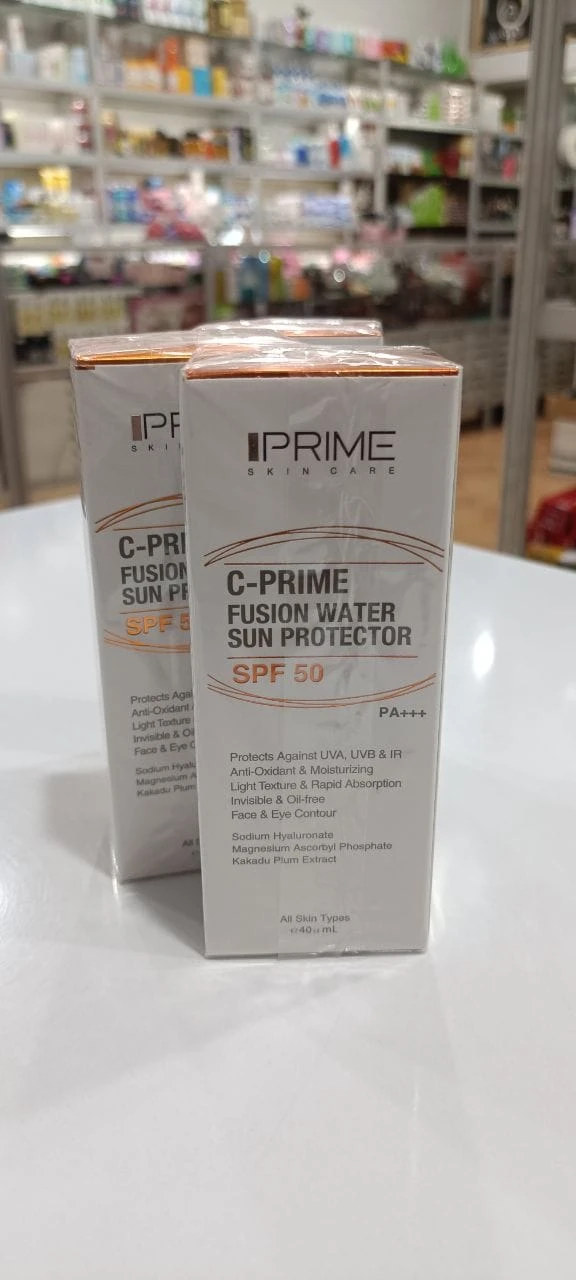 خرید ضد آفتاب پریم ویتامین سی SPF 50 | Prime C‑Prime Fusion Water Sun Protector | محصول اصل از فروشگاه لیان‌استور