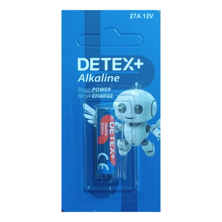 خرید عمده باطری ریموتی +DETEX آلکالین مدل 27A 12V