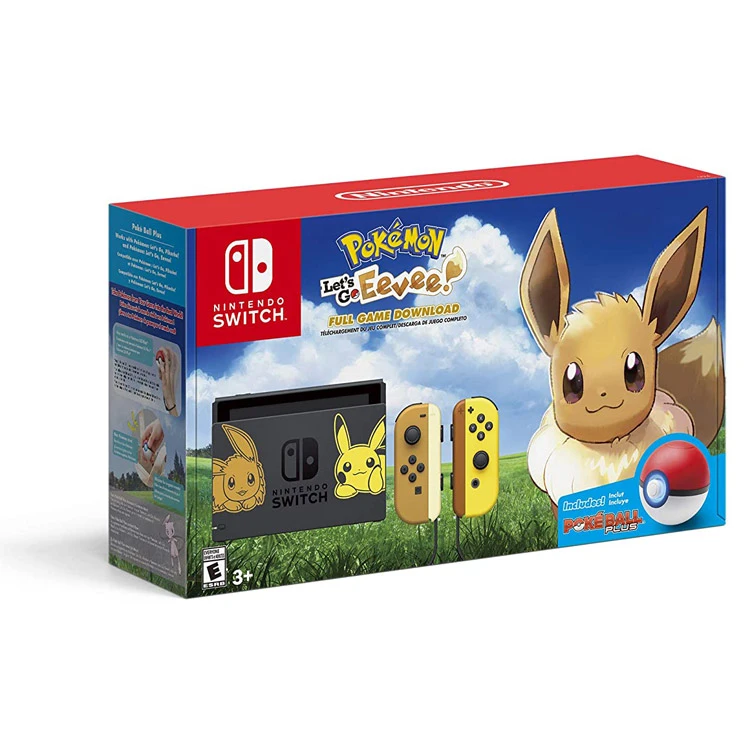 خرید نینتندو سوییچ باندل Pokemon: Let's Go, Pikachu! به همراه توپ پوکیمون