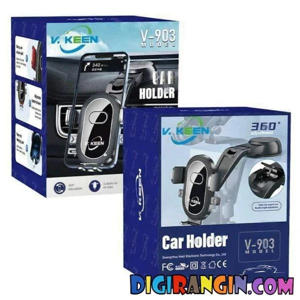 خرید هلدر وکیومی خودرو V.KEEN مدل V-903 | نگهدارنده قوی و ۳۶۰ درجه | دیجی رنگین
