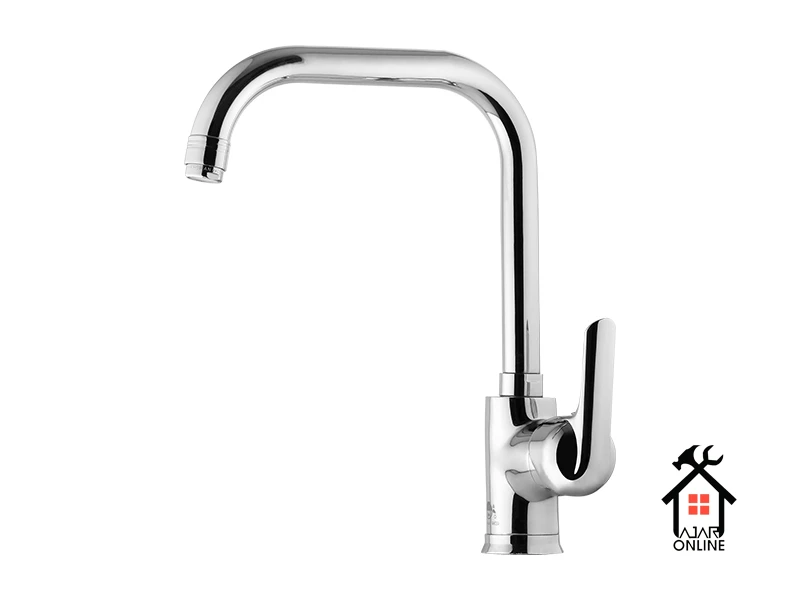 خرید و قیمت شیر آشپزخانه کروم درخشان مدل اگنر (کاج)