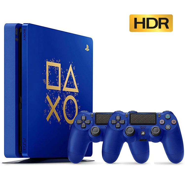 خرید پلی استیشن 4 اسلیم طرح Days of Play | ظرفیت 500 گیگابایت - همراه با دو DualShock 4
