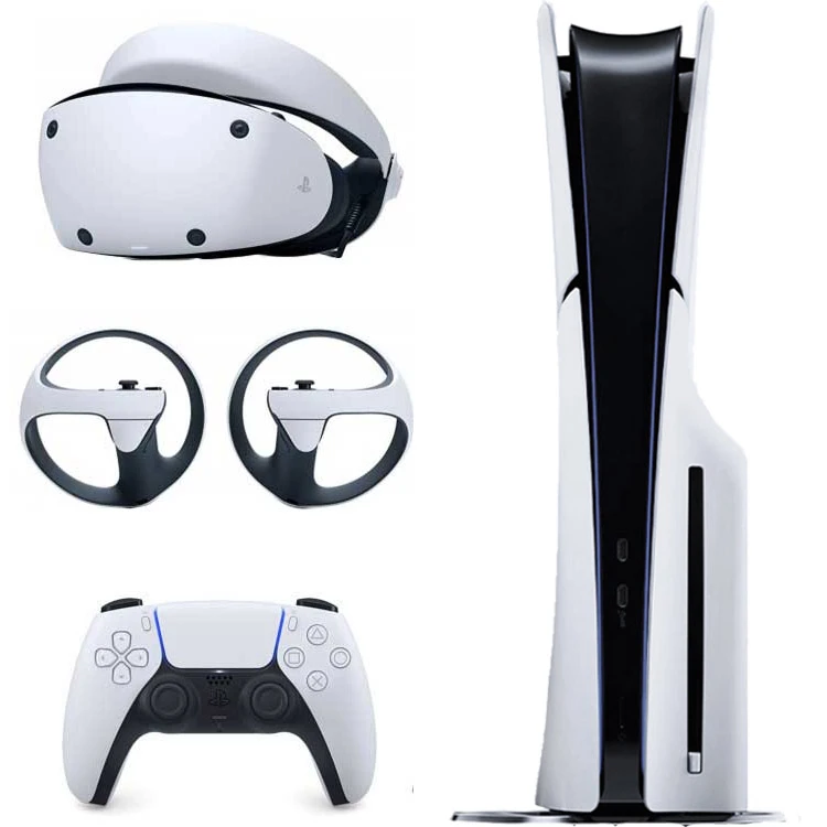 خرید پلی استیشن 5 اسلیم دیسک خور+ هدست PS VR2