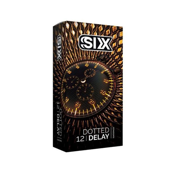 خرید کاندوم تاخیری خاردار سیکس مدل DOTTED DELAY