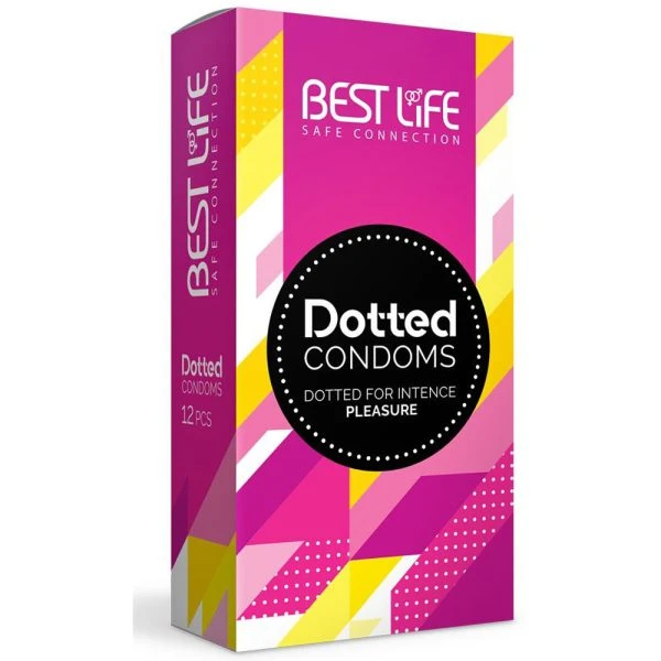 خرید کاندوم خاردار بست لایف BEST LIFE DOTTED