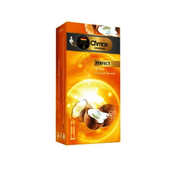 خرید کاندوم خاردار شیاردار کلایمکس مدل PERFECT