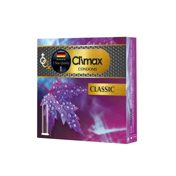 خرید کاندوم ساده 3 عددی کلایمکس ClASSIC