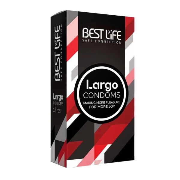 خرید کاندوم سفت کننده و حجم دهنده بست لایف BEST LIFE LARGO