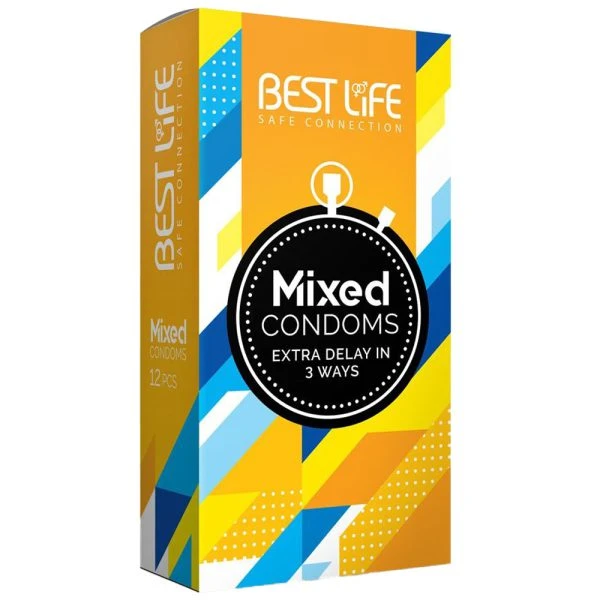 خرید کاندوم میکس میوه ای بست لایف BEST LIFE MIXED