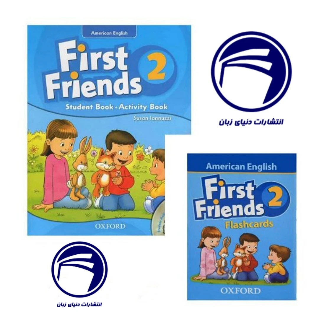 خرید کتاب First Friends 2 به همراه Flash Cards – مجموعه کامل برای کودکان (کتاب + کارت‌های تصویری)